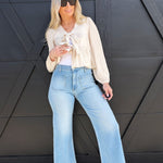 L.T.J Bottoms - Pants L.T.J Front Patch Pocket Wide Leg Jean In Light