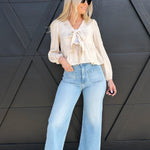 L.T.J Bottoms - Pants L.T.J Front Patch Pocket Wide Leg Jean In Light