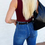 L.T.J Bottoms - Pants L.T.J. Paola Seam Line Jeans In Dark