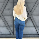 L.T.J. Pencil Leg Jean In Dark - Infinity Raine