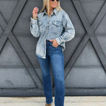 L.T.J. Pencil Leg Jean In Dark - Infinity Raine