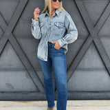 L.T.J. Pencil Leg Jean In Dark - Infinity Raine