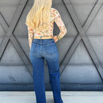 L.T.J. Pipa High Rise Wide Jeans In Dark - Infinity Raine