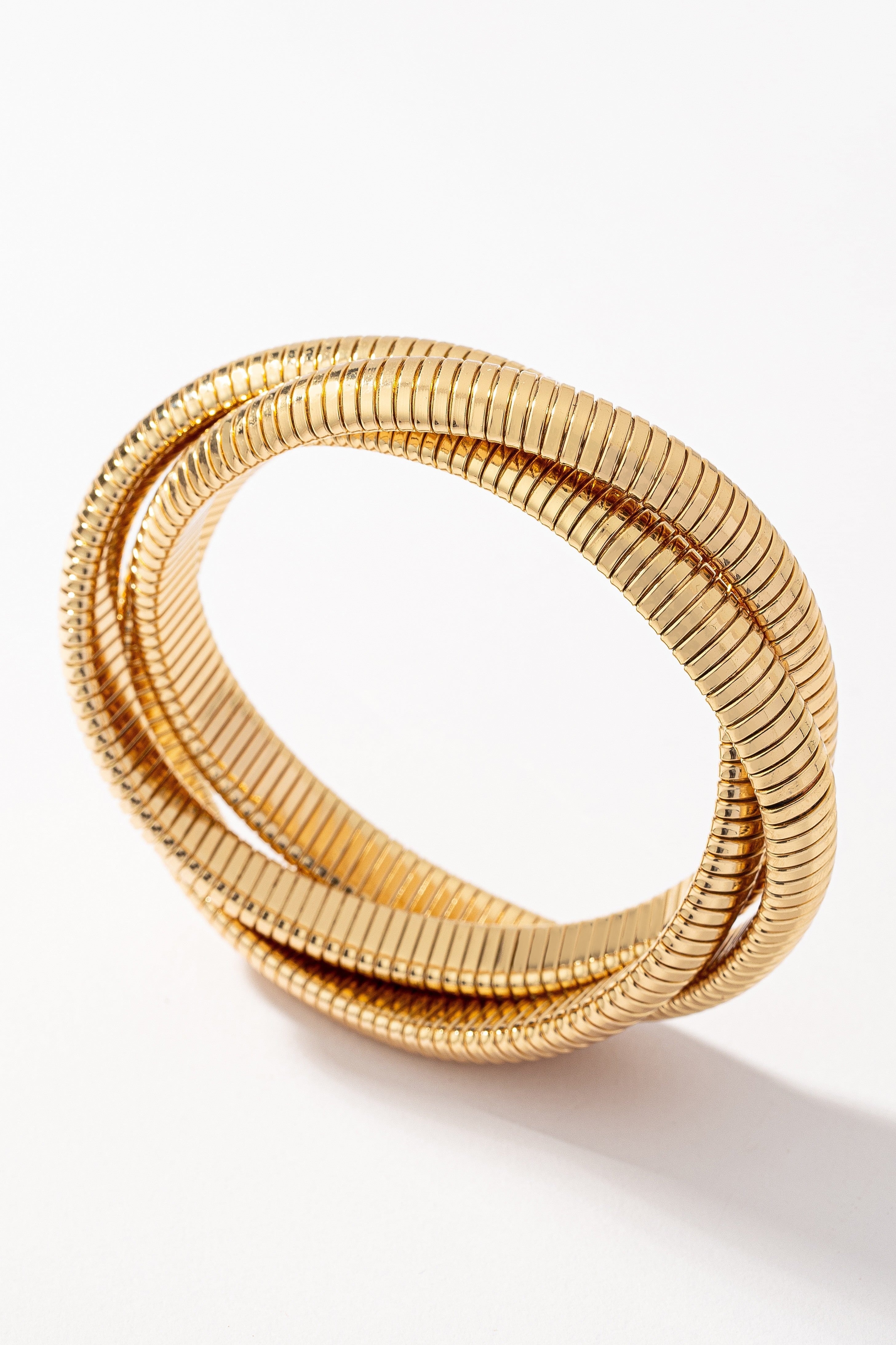 LA3accessories Jewelry - Bracelets Chunky Chain Intertwined Bracelet In Gold 50675702