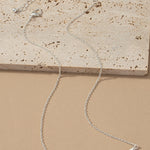 Hammered Sideway Cross Necklace In Multiple Colors - Infinity Raine