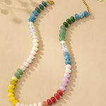 Natural Agate Beaded Necklaces - Infinity Raine