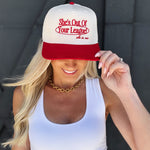 She's Out Of Your League Trucker Hat - Infinity Raine