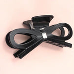 Large Cute Bow Ribbon Rhinestone Hair Claw Clips - Infinity Raine
