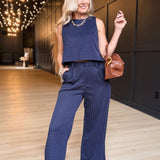 Legacy Pants in Navy Ivory - Infinity Raine