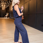 Legacy Pants in Navy Ivory - Infinity Raine