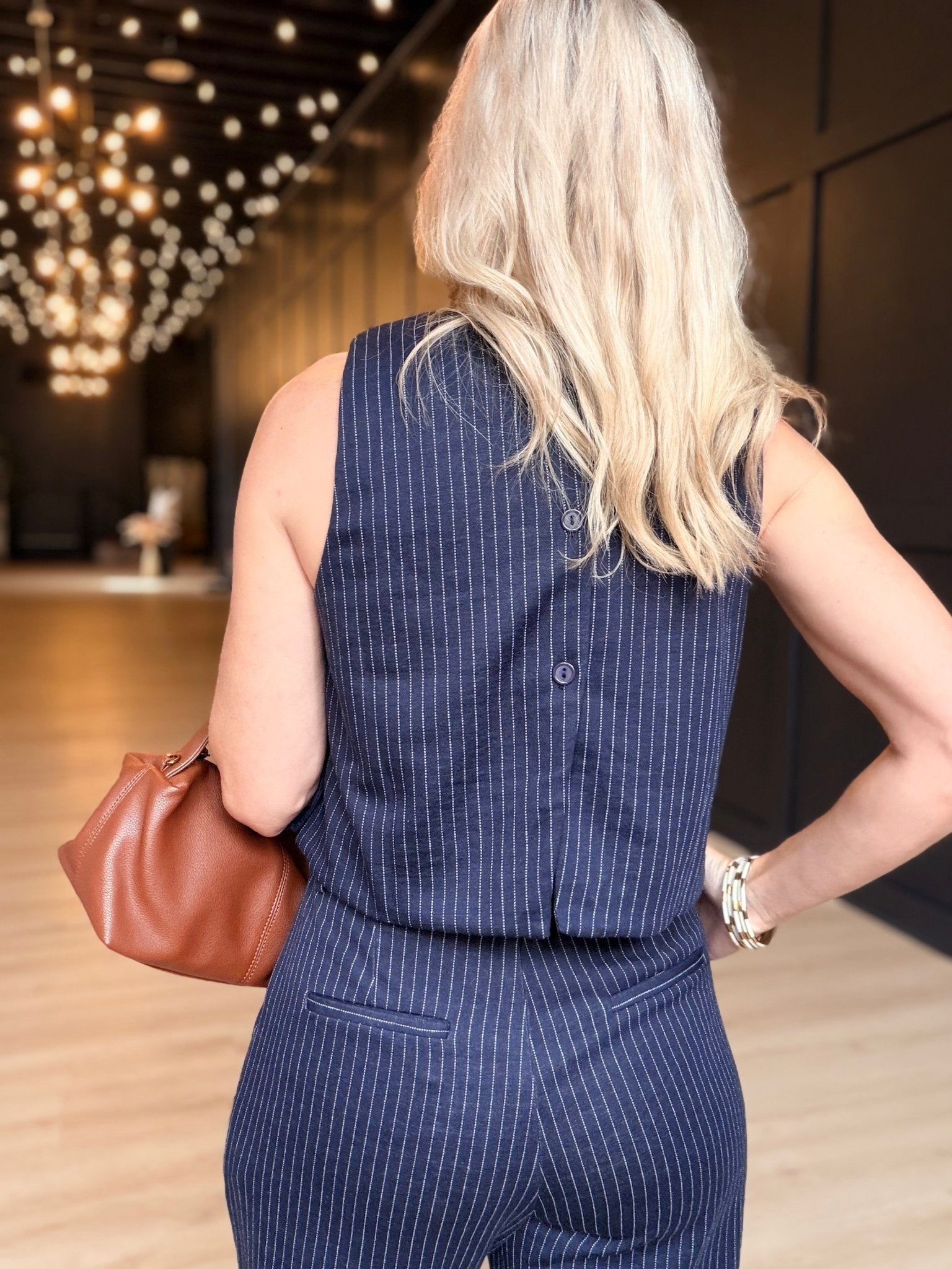 Legacy Top In Navy Ivory - Infinity Raine