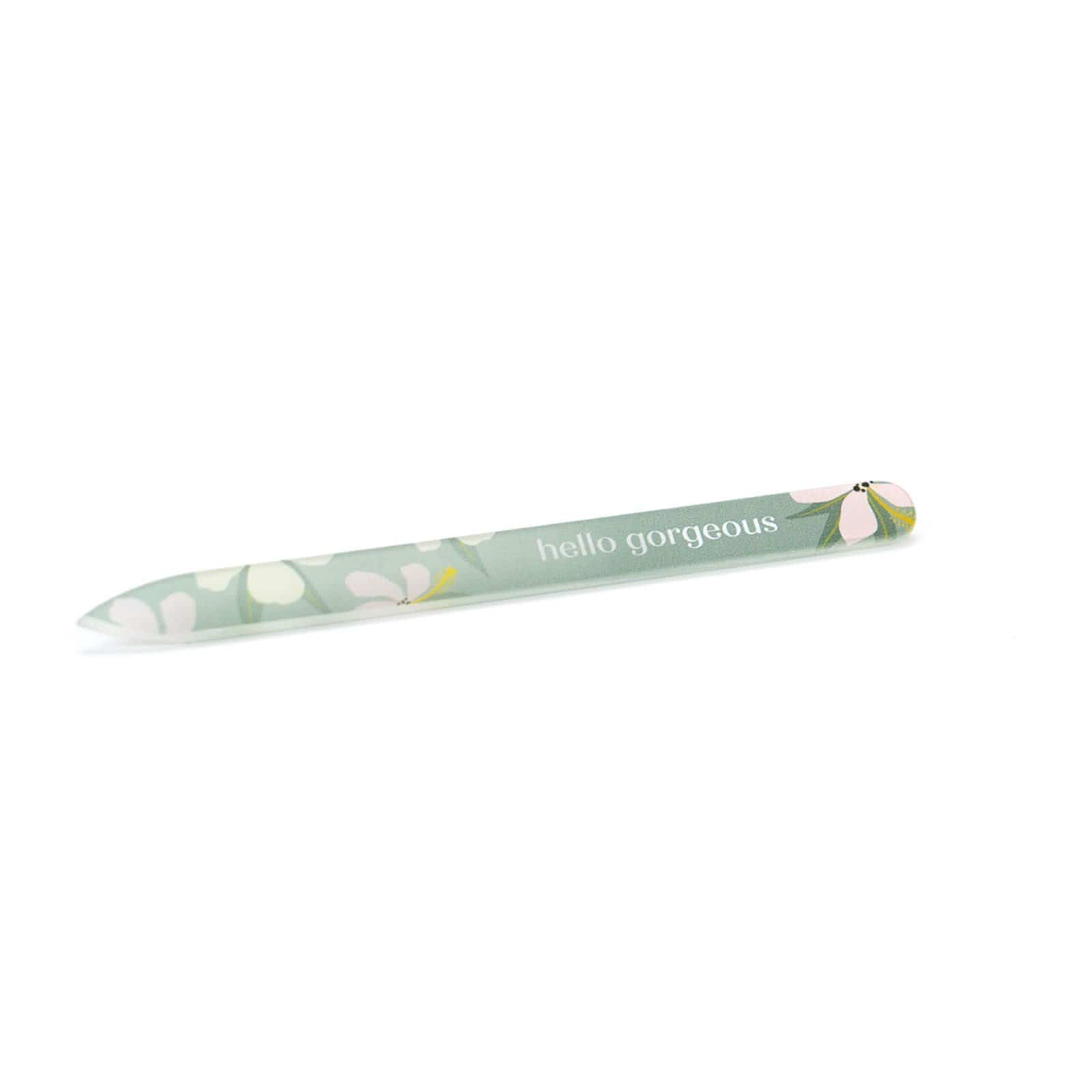 Lemon Lavender Better Shape Up Glass Nail File - Infinity Raine
