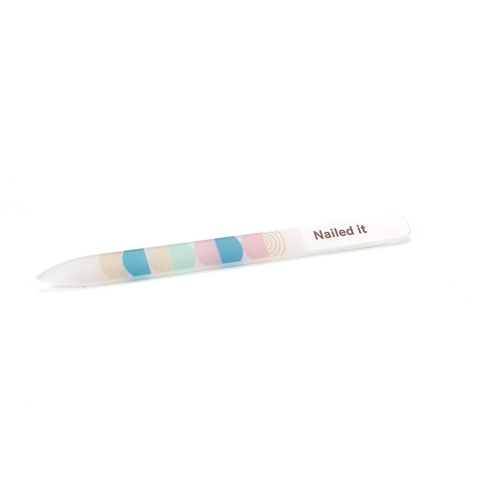 Lemon Lavender Better Shape Up Glass Nail File - Infinity Raine