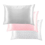 Lemon Lavender Bye Bye Bedhead Patterned Silky Satin Pillowcases - Infinity Raine