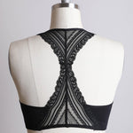 Seamless Cute and Comfy Racerback Bralette-Black - Infinity Raine