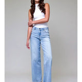 Light Wash Clean Low Rise Dad Jeans - Infinity Raine