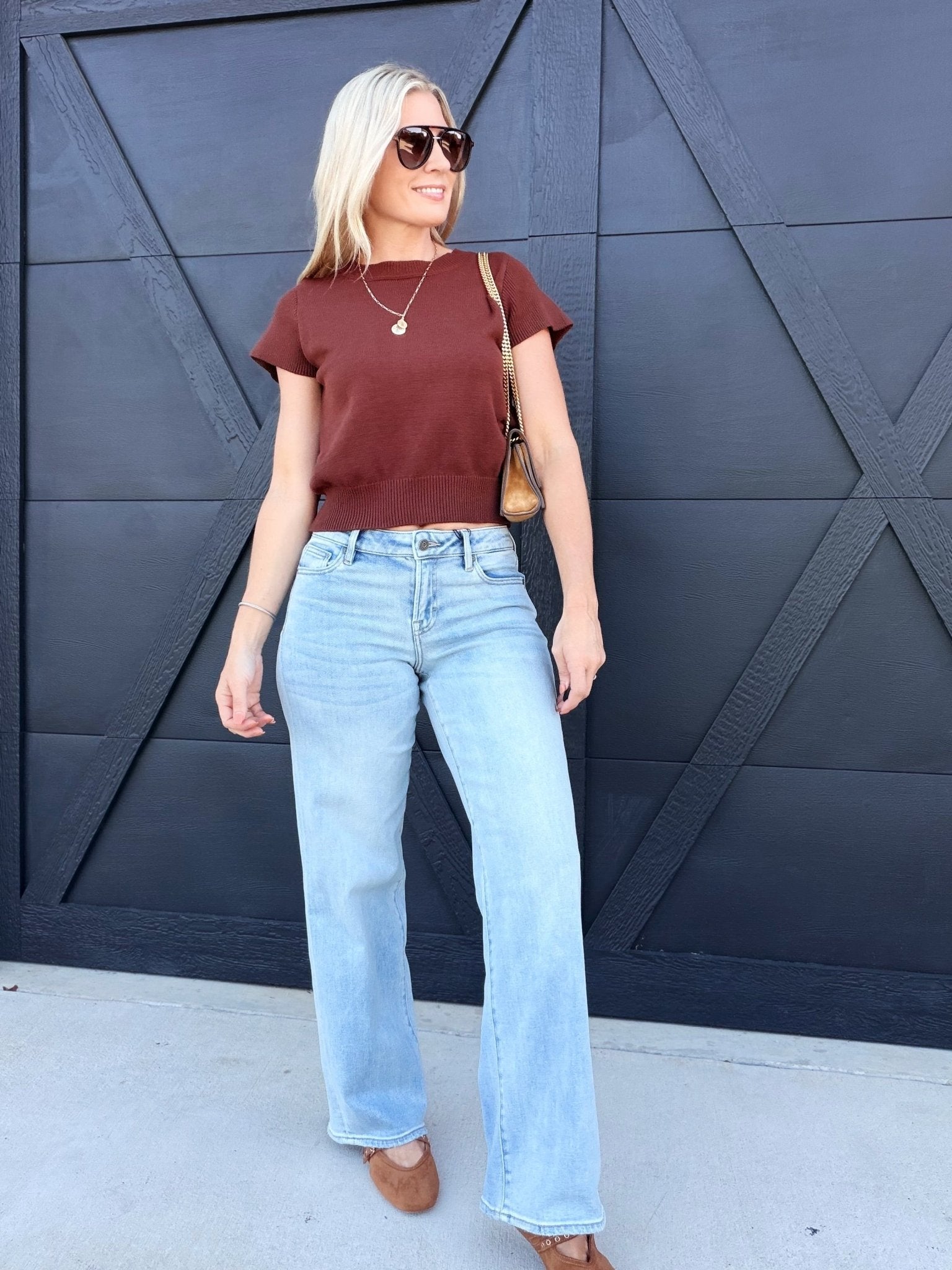 Light Wash Clean Low Rise Dad Jeans - Infinity Raine