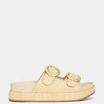 Lori Natural Woven Platform Sandal - Infinity Raine