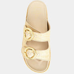 Lori Natural Woven Platform Sandal - Infinity Raine