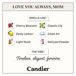 Love You Always Mom Candle - Infinity Raine