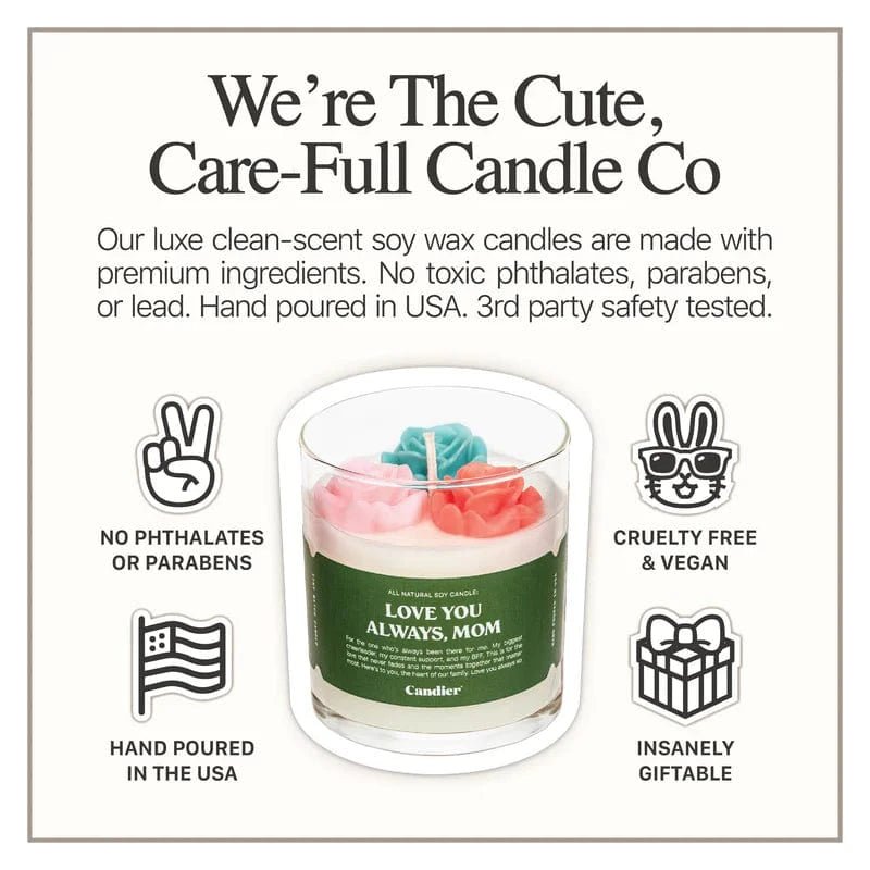 Love You Always Mom Candle - Infinity Raine