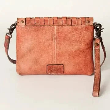 American Darling Crossbody Genuine Leather Woven Bag - Infinity Raine