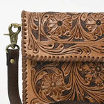 American Darling Genuine Leather Clutch Bag - Infinity Raine