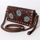 American Darling Genuine Leather Tooled Wallet Bag - Infinity Raine