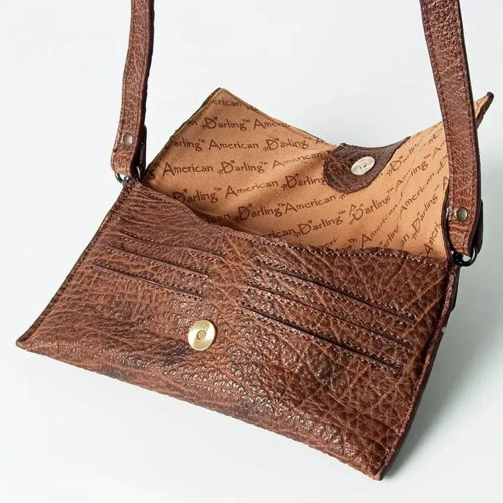 American Darling Genuine Western Leather Wallet Bag - Infinity Raine