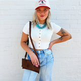 American Darling Genuine Western Leather Wallet Bag - Infinity Raine