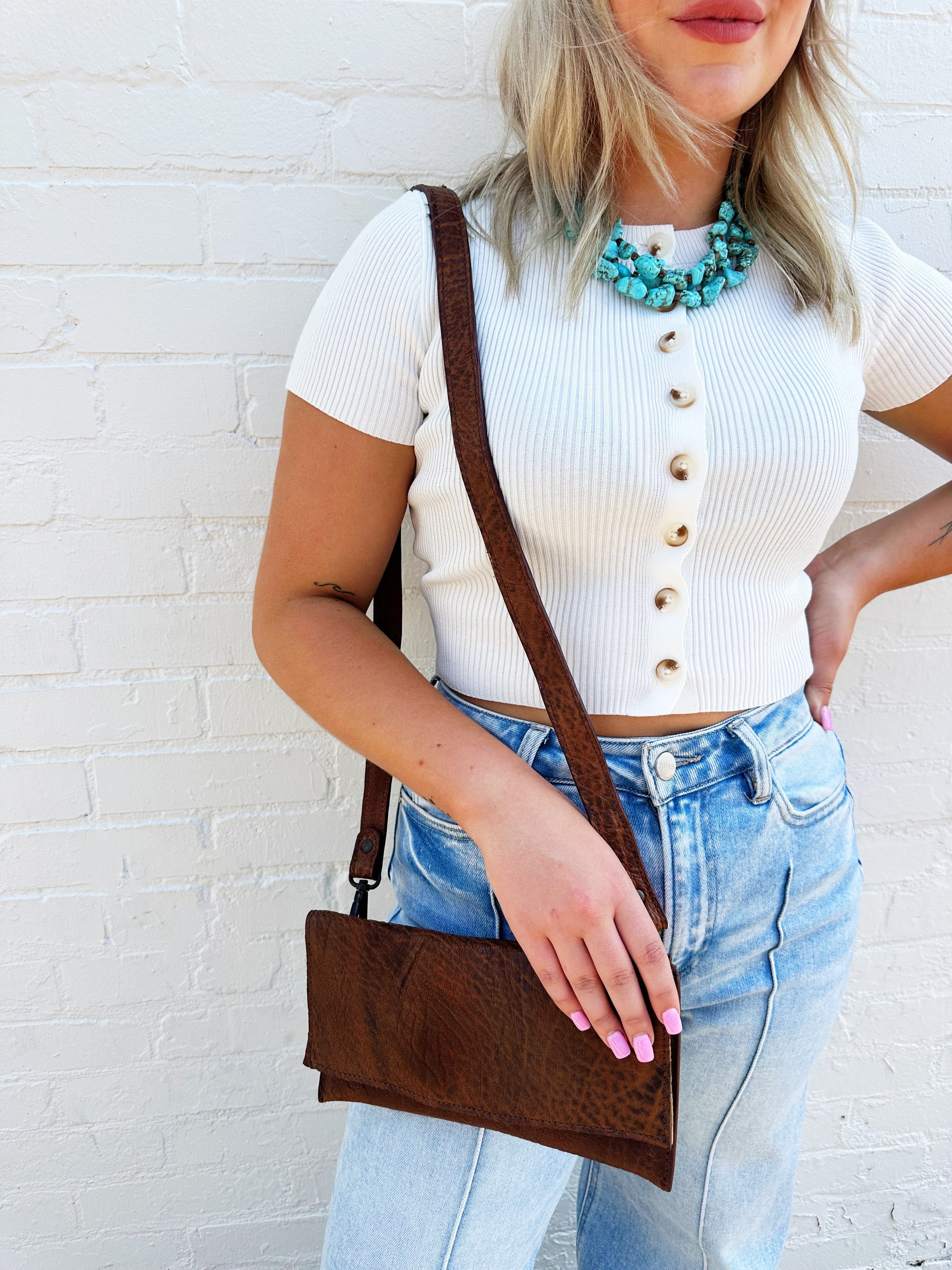 American Darling Genuine Western Leather Wallet Bag - Infinity Raine