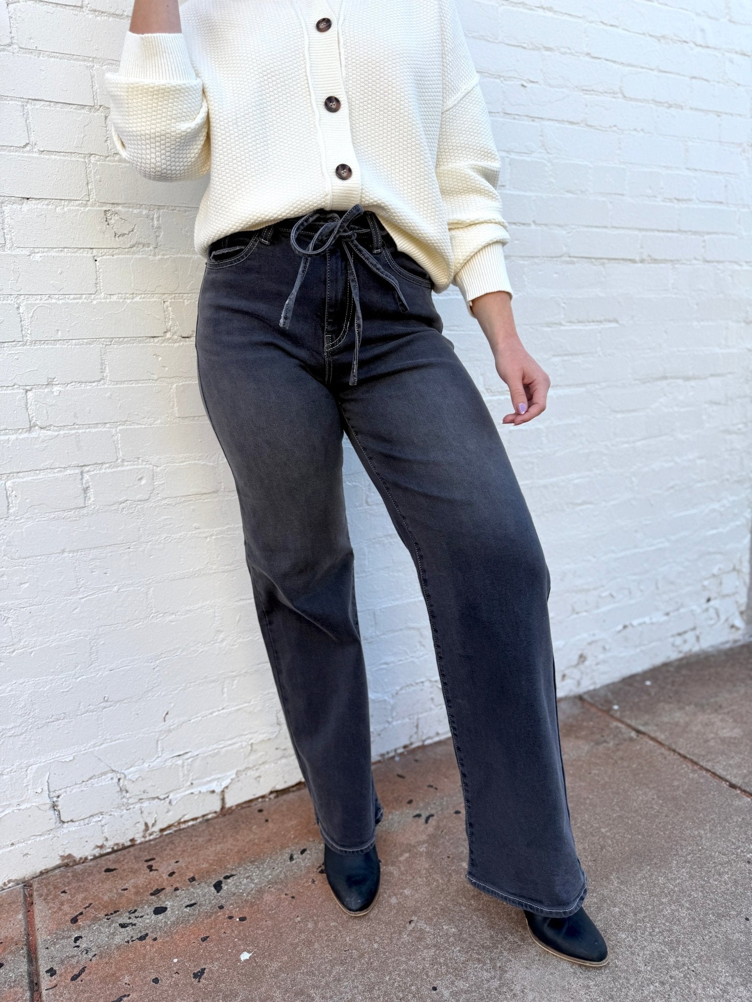 L.T.J Gia High Rise Jeans In Shadow - Infinity Raine