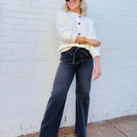 L.T.J Gia High Rise Jeans In Shadow - Infinity Raine