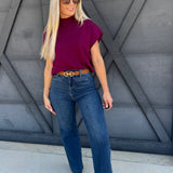 L.T.J Pintuck Wide Leg Jeans In Medium - Infinity Raine