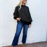 L.T.J Venice Almost Rigid Straight Crop Jeans In Dark - Infinity Raine
