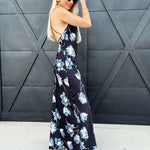 Lulus Dresses Cori Cross Back Maxi Dress In Black
