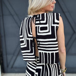 Back Tie Top In Black - Infinity Raine