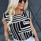 Back Tie Top In Black - Infinity Raine