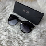 QUAY Date Night Sunnies In Black - Infinity Raine