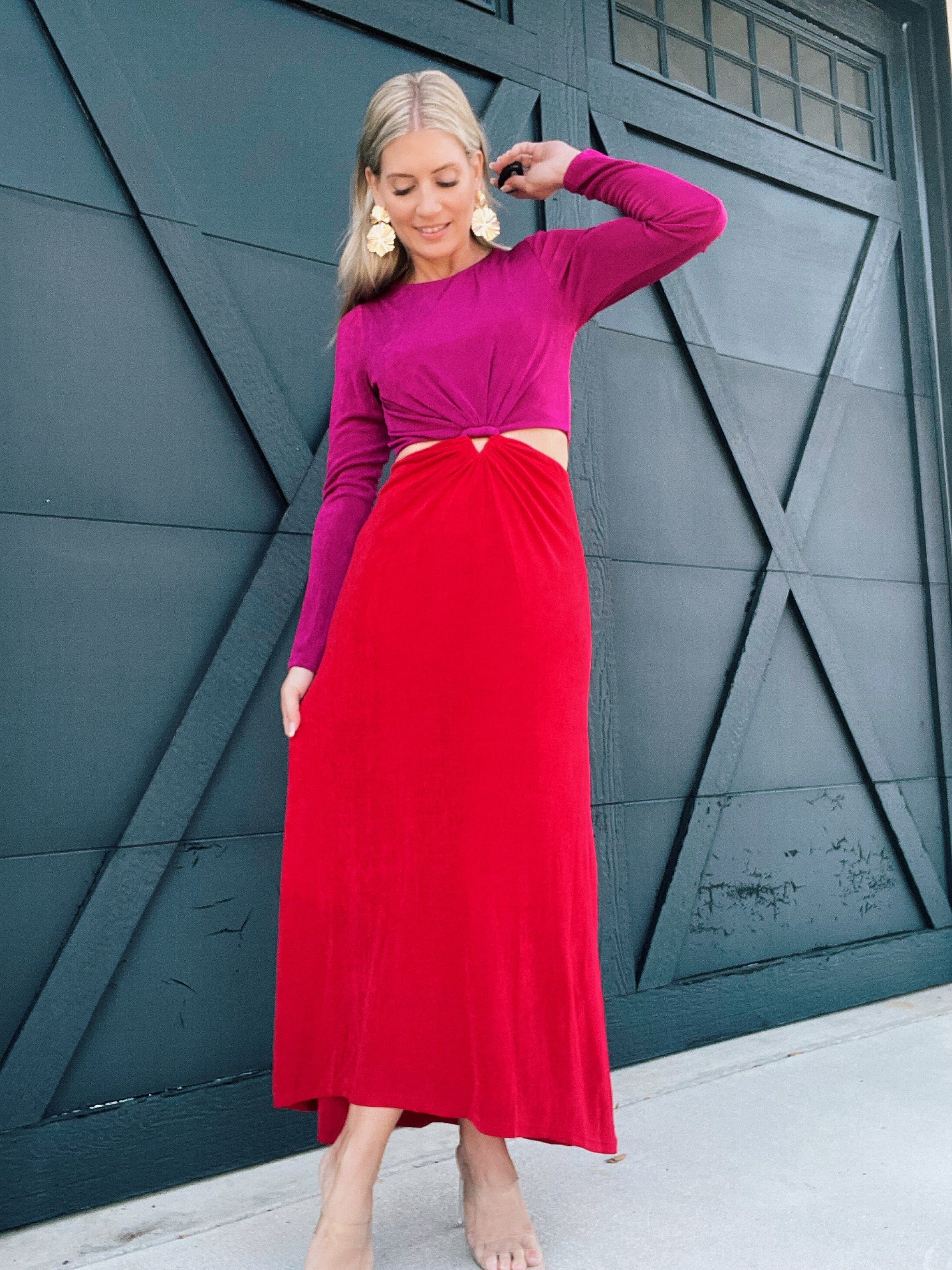 Magenta infinity dress on sale