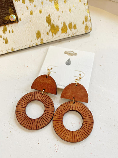 Can't Stop Me Wooden Earrings-Variants - Infinity Raine