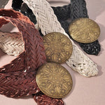 Braided Strap Boho Belt In Multi - Infinity Raine