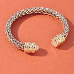 Two Tone Cuff Bracelet - Infinity Raine