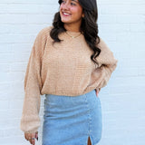 Metropolis Denim Skirt In Mid Wash - Infinity Raine