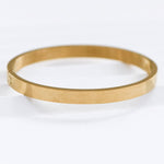 MIA ACCESSORIES Jewelry - Bracelets Smooth Hinged Bangle Bracelet In Gold 62395382