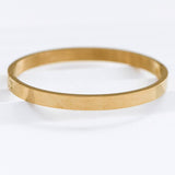 MIA ACCESSORIES Jewelry - Bracelets Smooth Hinged Bangle Bracelet In Gold 62395382