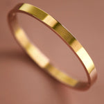 MIA ACCESSORIES Jewelry - Bracelets Smooth Hinged Bangle Bracelet In Gold 62395382