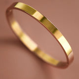 MIA ACCESSORIES Jewelry - Bracelets Smooth Hinged Bangle Bracelet In Gold 62395382