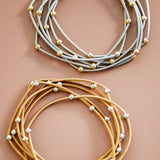 Stretchy Beaded Guitar String Bracelet Sets In Multi - Infinity Raine