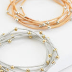 Stretchy Beaded Guitar String Bracelet Sets In Multi - Infinity Raine